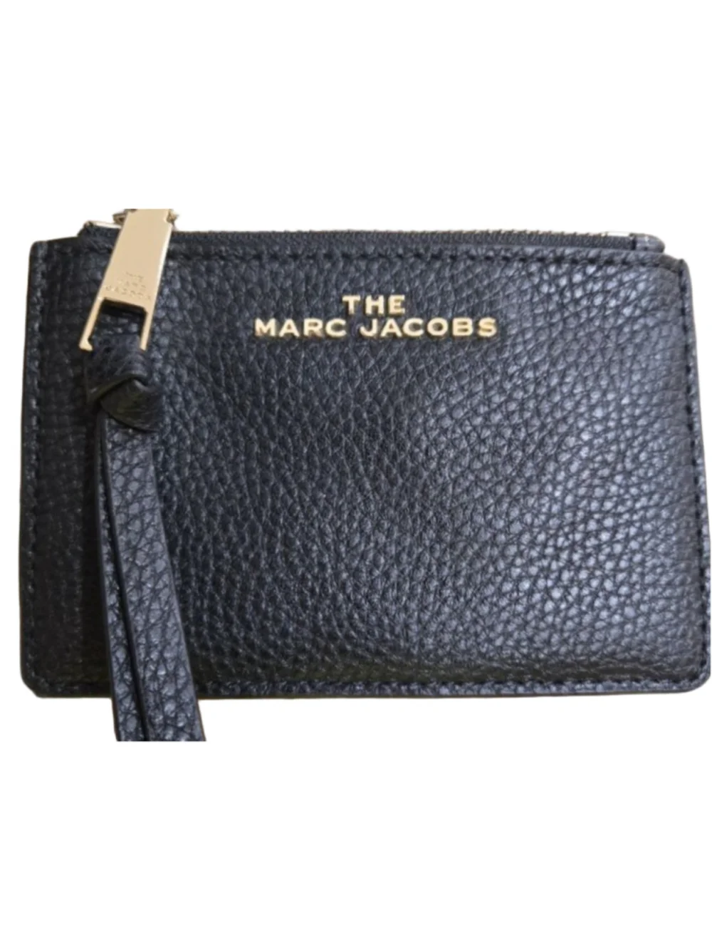 Women's Marc Jacobs Black Leather Card Wallet One Size - Picture 2 of 6